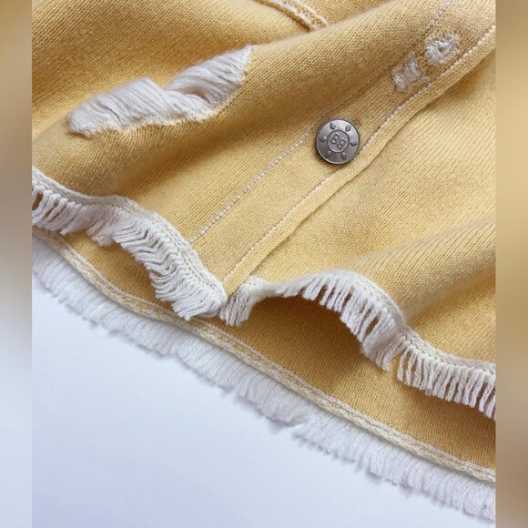 Barrie Denim fringed cashmere and cotton jacket - Picture 12 of 14